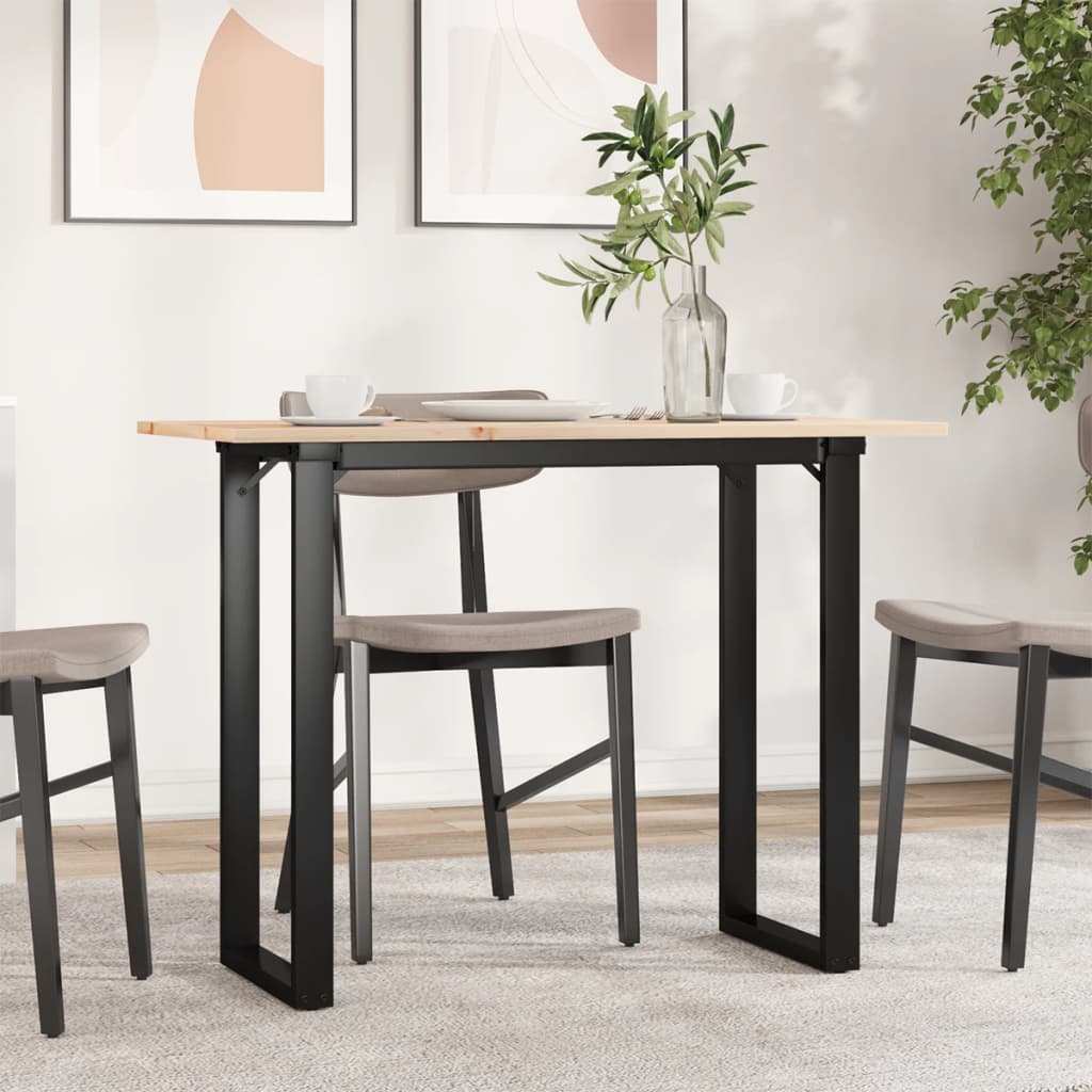 Esstisch Massivholz Kiefer Und Stahl