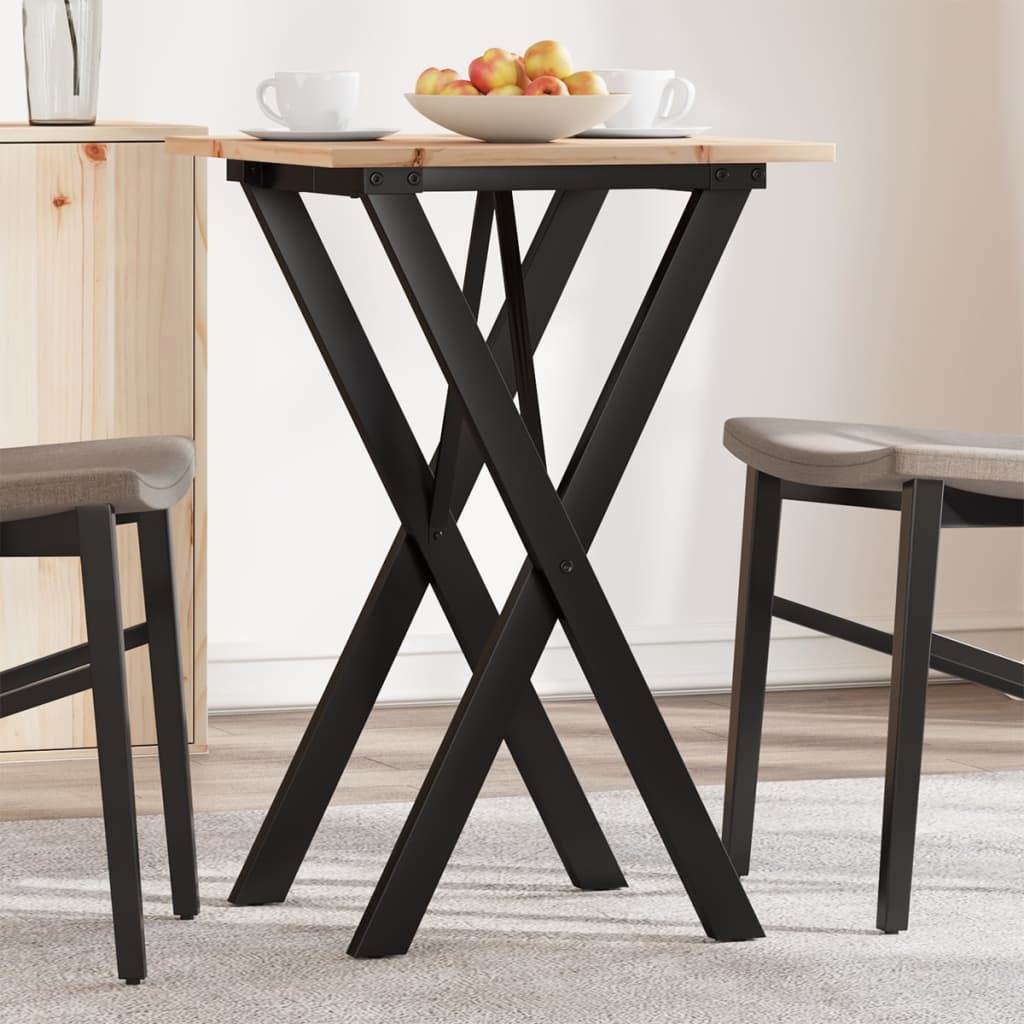 Esstisch Massivholz Kiefer Und Stahl