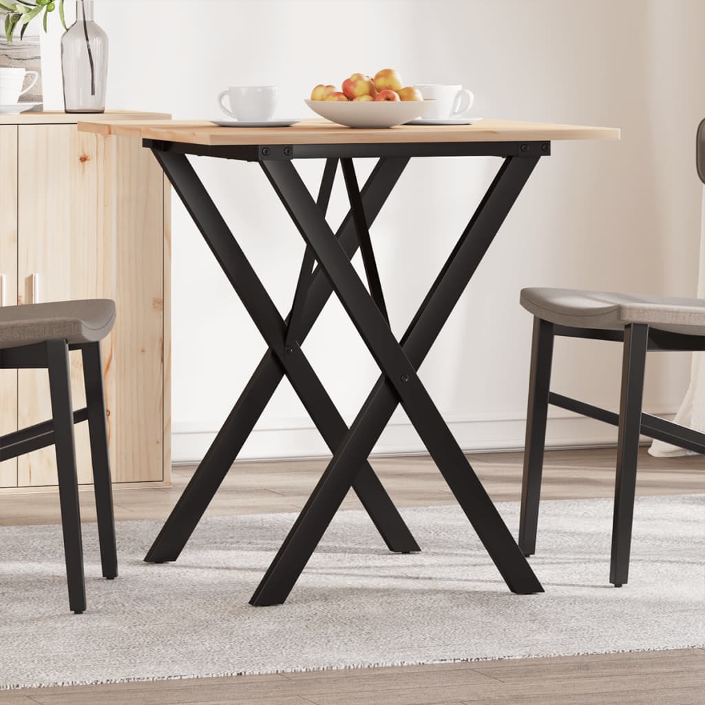Esstisch Massivholz Kiefer Und Stahl