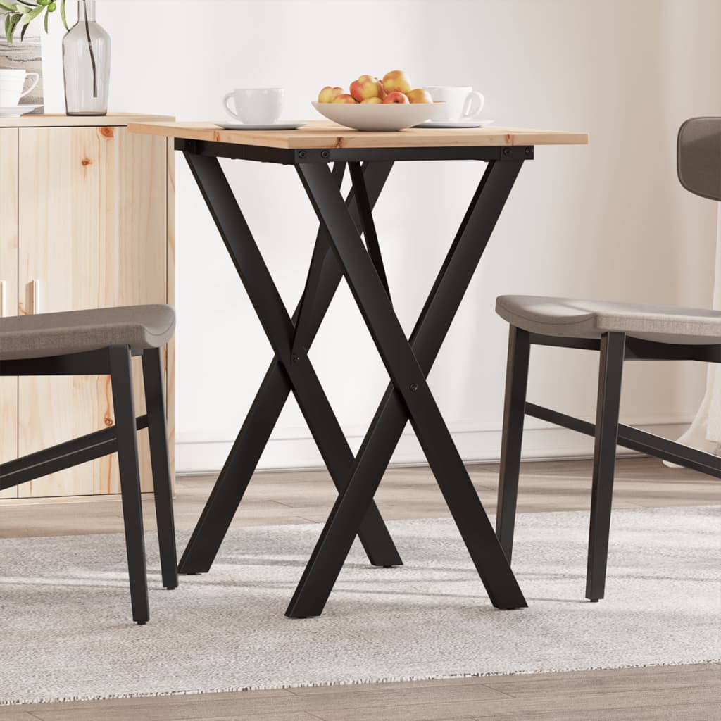 Esstisch Massivholz Kiefer Und Stahl