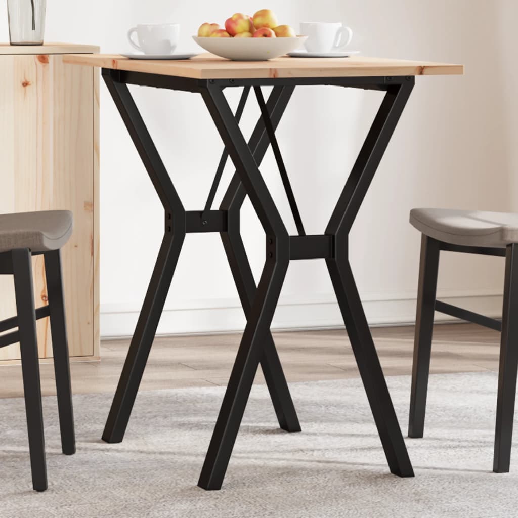 Esstisch Massivholz Kiefer Und Stahl