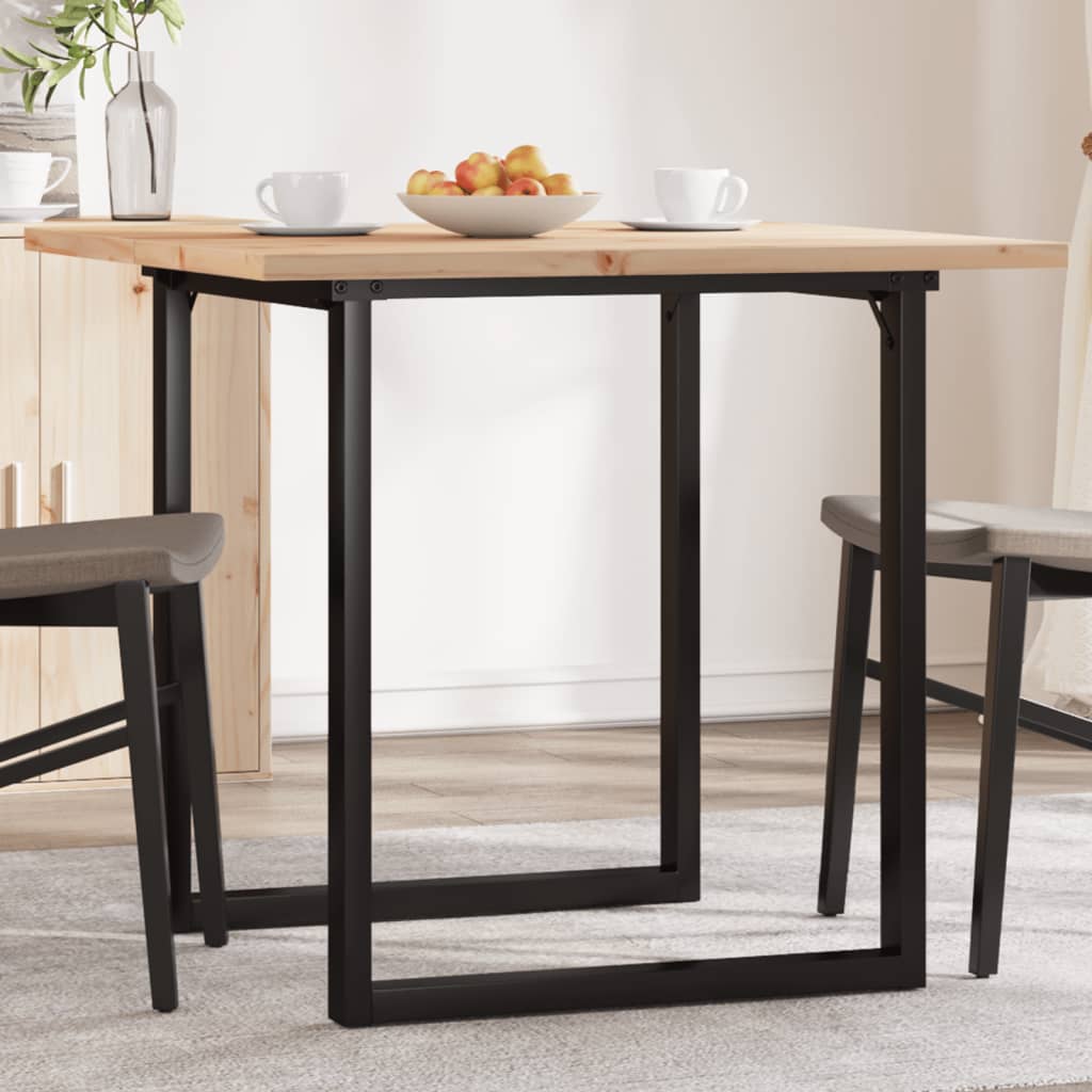 Esstisch Massivholz Kiefer Und Stahl