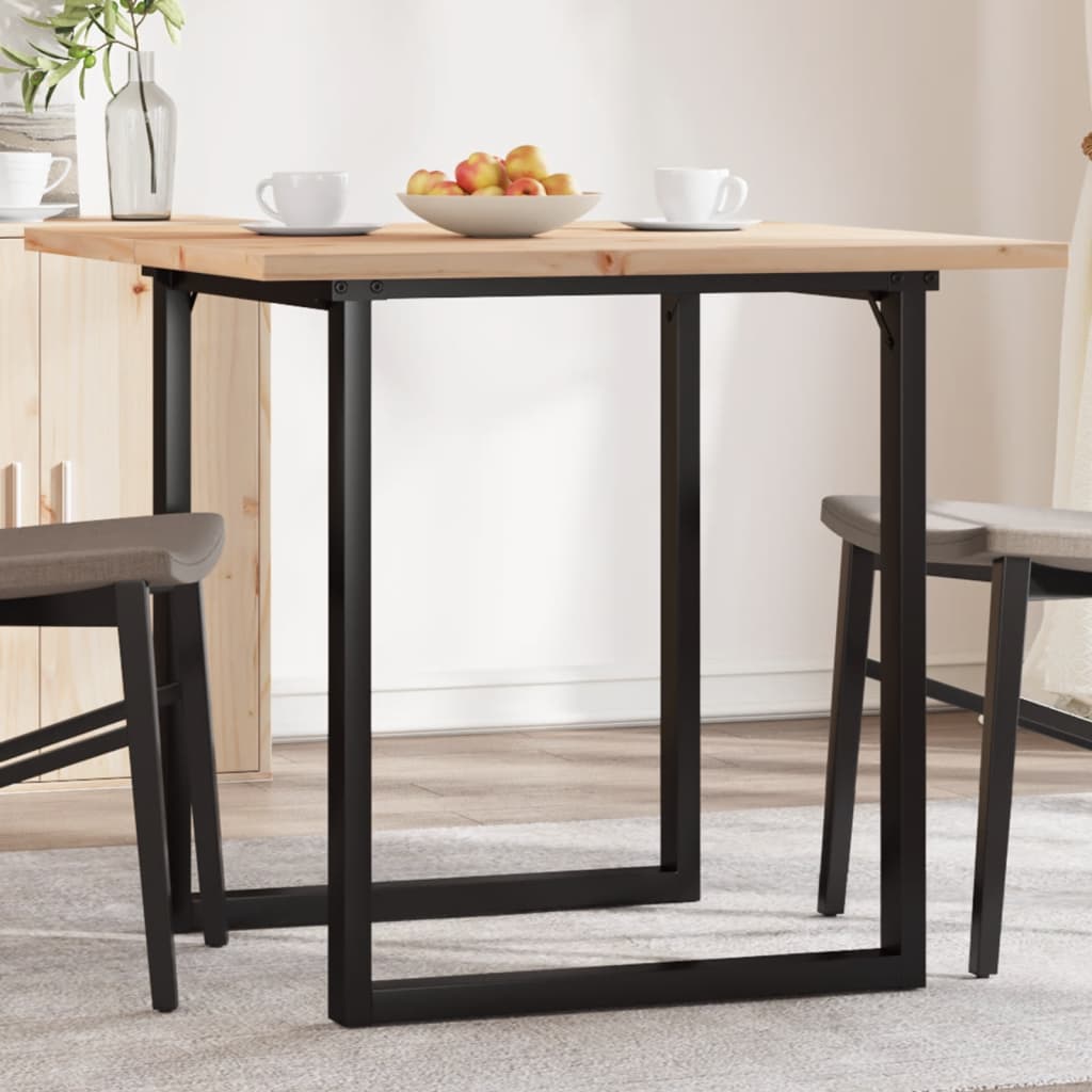 Esstisch Massivholz Kiefer Und Stahl