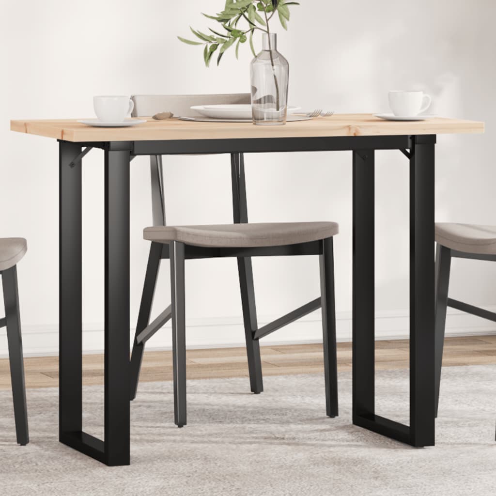 Esstisch Massivholz Kiefer Und Stahl