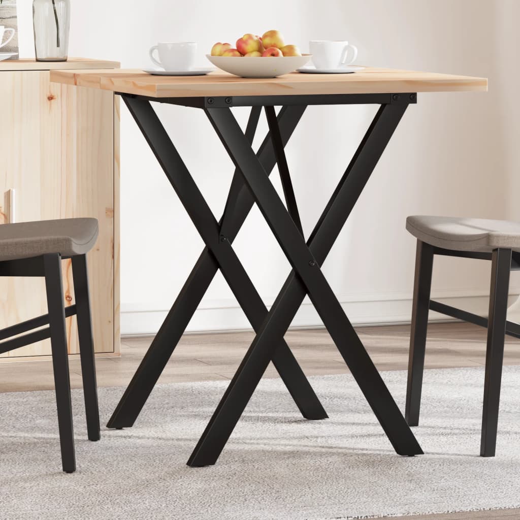 Esstisch Massivholz Kiefer Und Stahl