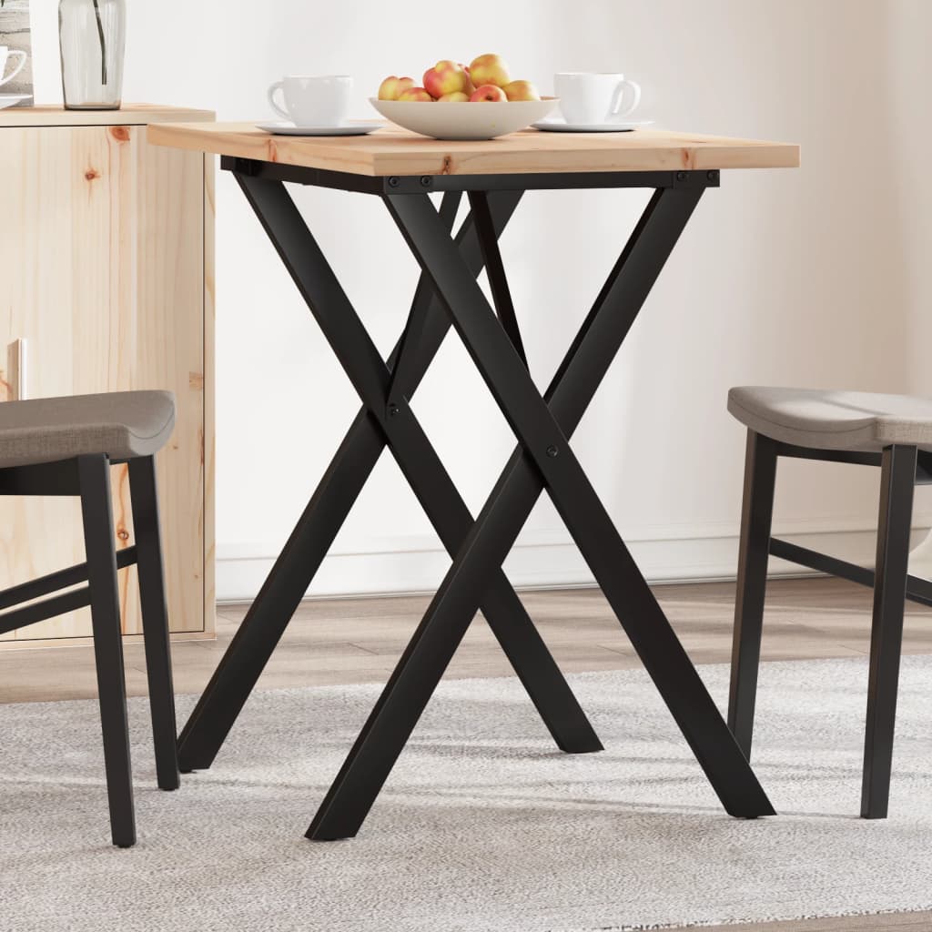 Esstisch Massivholz Kiefer Und Stahl