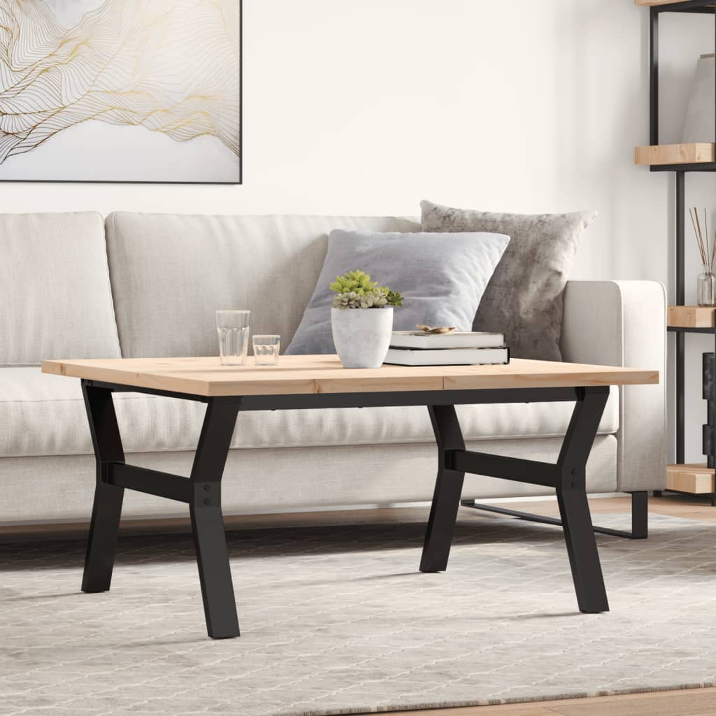Esstisch Massivholz Kiefer Und Stahl