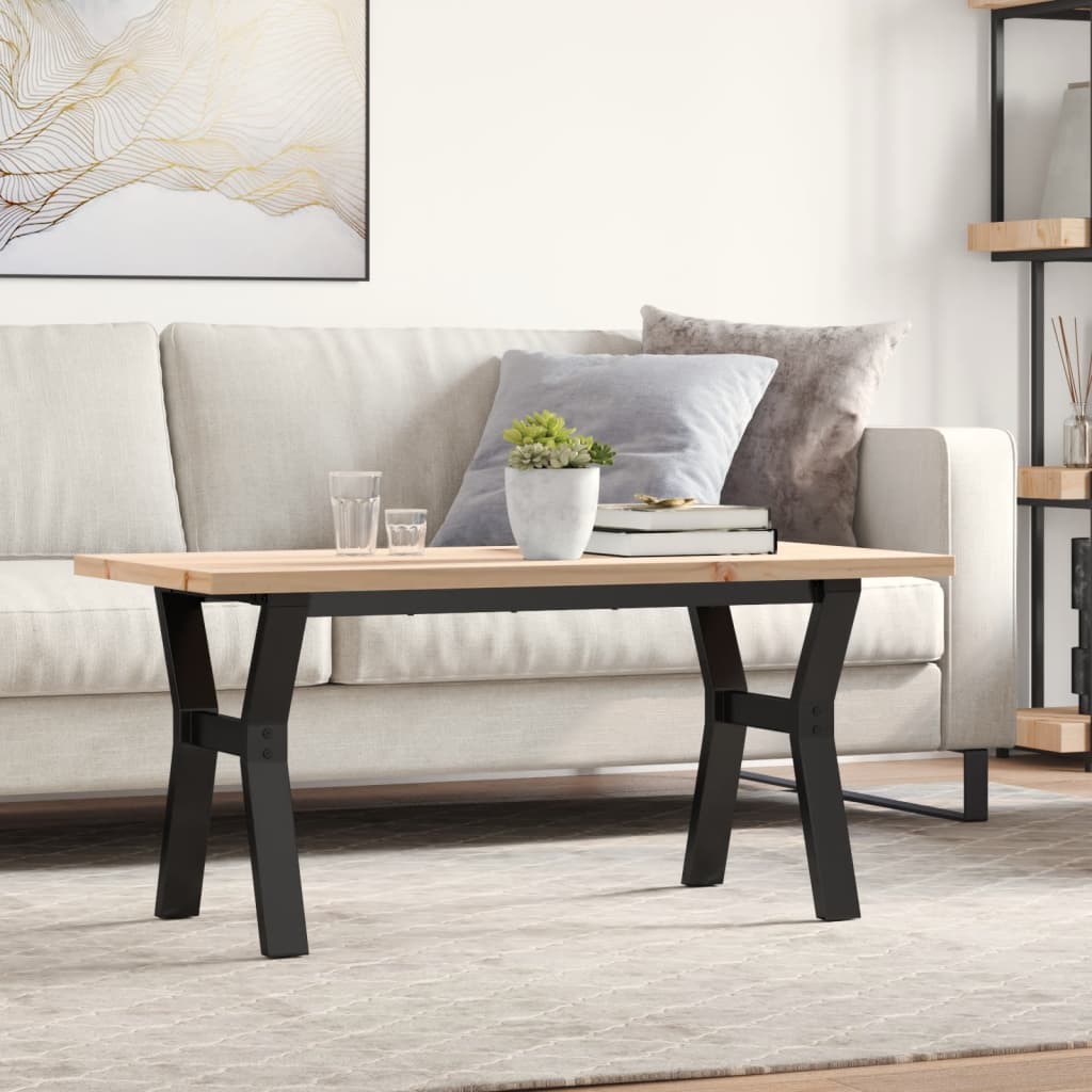 Esstisch Massivholz Kiefer Und Stahl