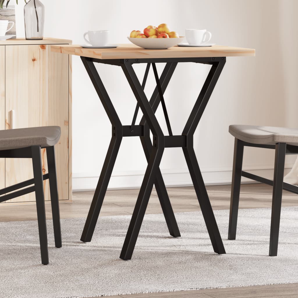 Esstisch Massivholz Kiefer Und Stahl