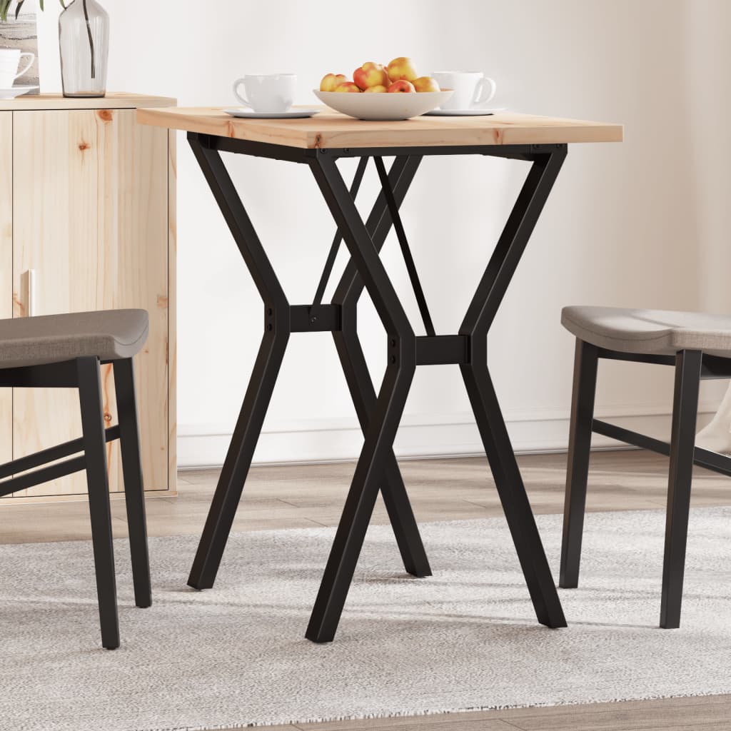 Esstisch Massivholz Kiefer Und Stahl