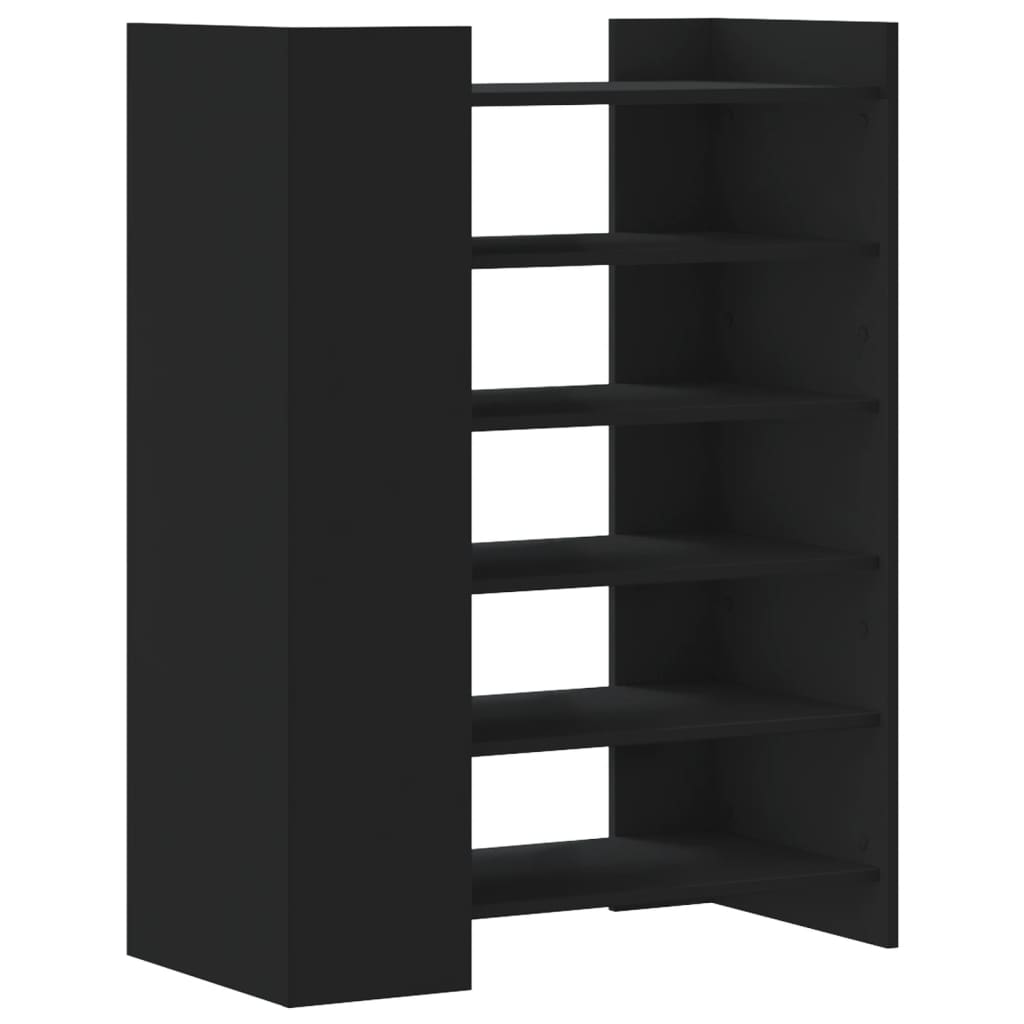 Schuhschrank 74,5X37,5X100 Cm Holzwerkstoff Schwarz