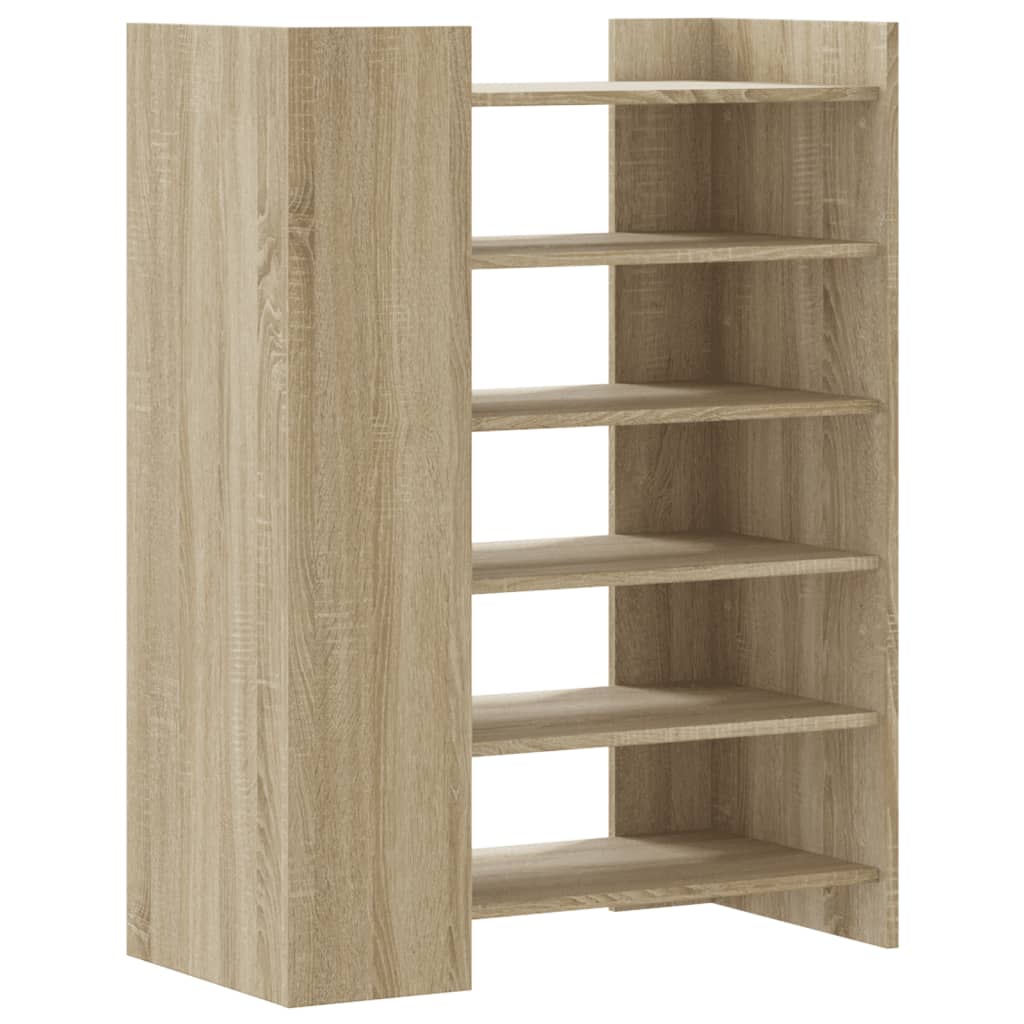 Schuhschrank Sonoma-Eiche 74,5X37,5X100 Cm Holzwerkstoff Sonoma Eiche