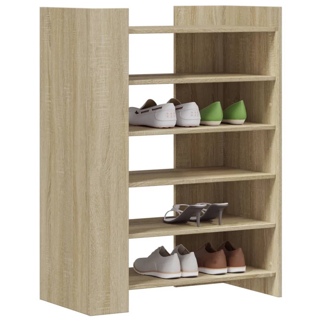 Schuhschrank Sonoma-Eiche 74,5X37,5X100 Cm Holzwerkstoff Sonoma Eiche
