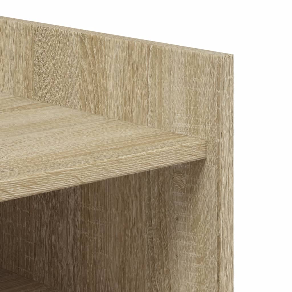 Schuhschrank Sonoma-Eiche 74,5X37,5X100 Cm Holzwerkstoff Sonoma Eiche