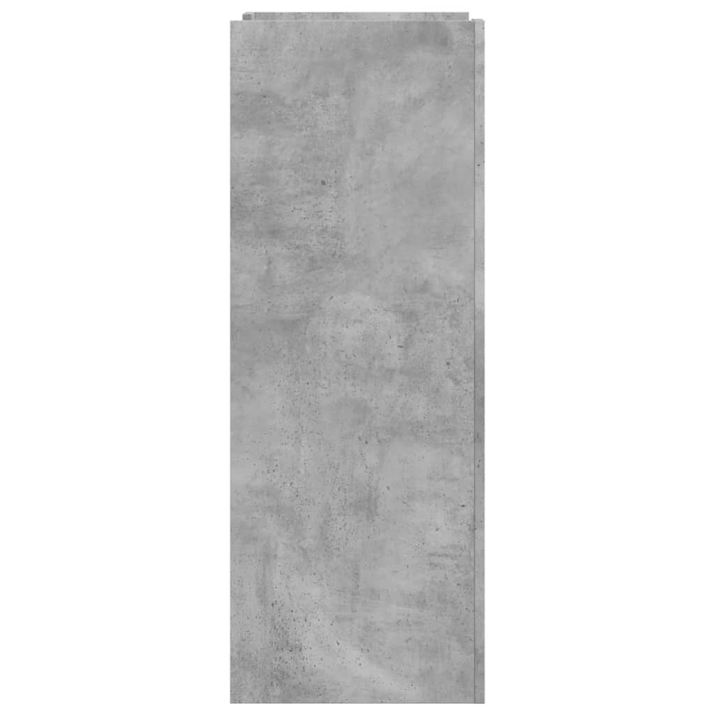 Schuhschrank 74,5X37,5X100 Cm Holzwerkstoff Betongrau