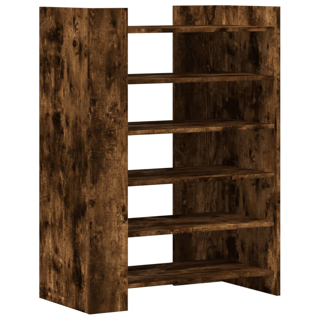Schuhschrank 74,5X37,5X100 Cm Holzwerkstoff Räuchereiche