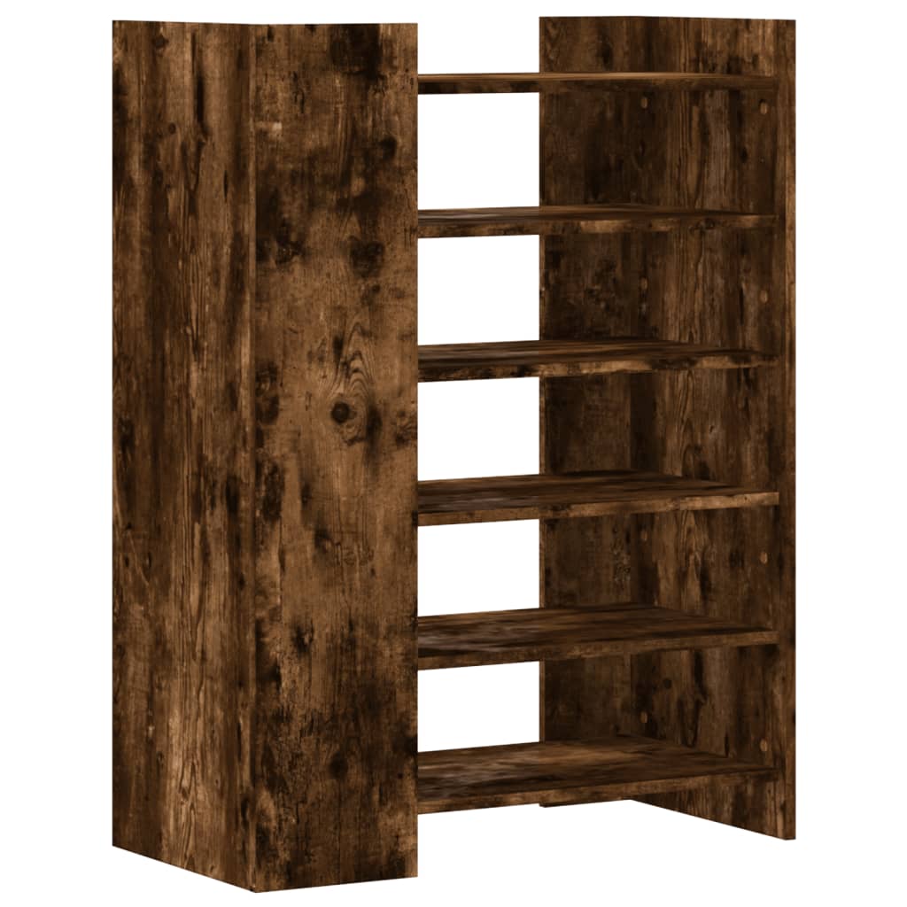 Schuhschrank 74,5X37,5X100 Cm Holzwerkstoff Räuchereiche
