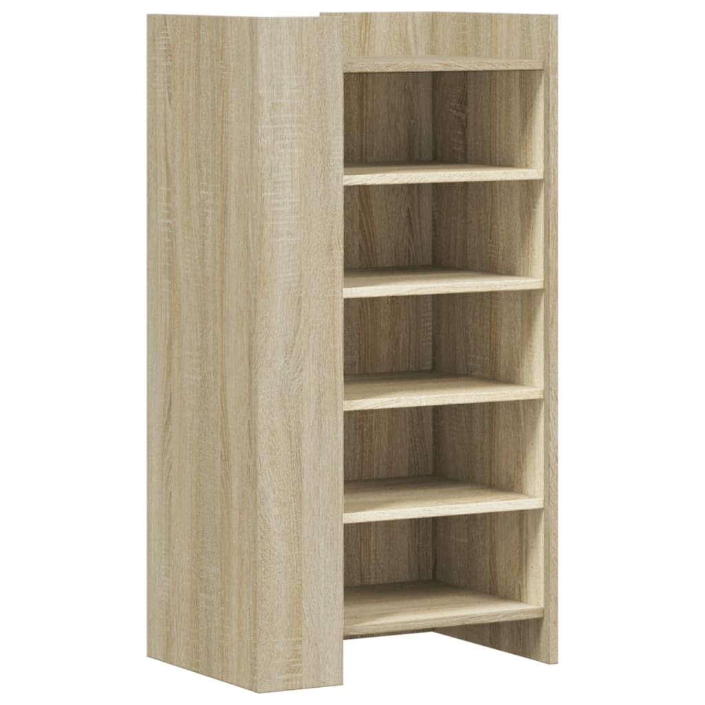 Schuhschrank Sonoma-Eiche 52X37,5X100 Cm Holzwerkstoff Sonoma Eiche