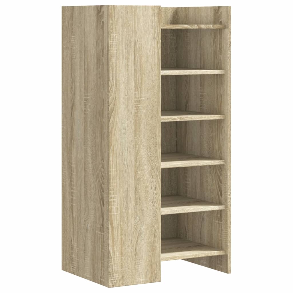Schuhschrank Sonoma-Eiche 52X37,5X100 Cm Holzwerkstoff Sonoma Eiche