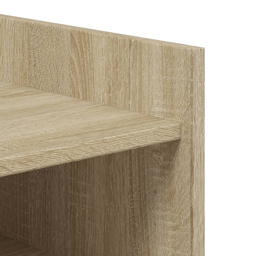 Schuhschrank Sonoma-Eiche 52X37,5X100 Cm Holzwerkstoff Sonoma Eiche
