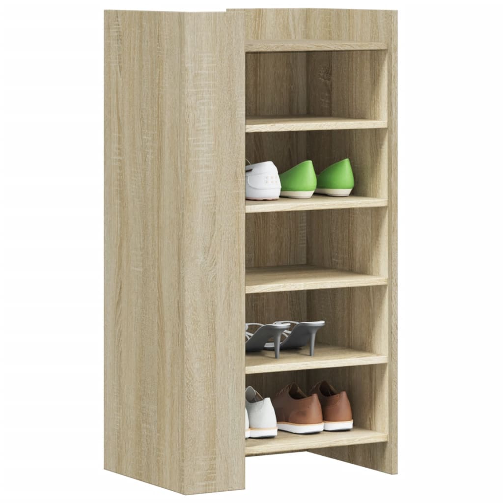 Schuhschrank Sonoma-Eiche 52X37,5X100 Cm Holzwerkstoff Sonoma Eiche