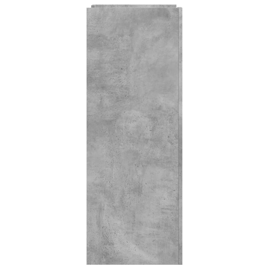 Schuhschrank Beton 52X37,5X100 Cm Holzwerkstoff Grau