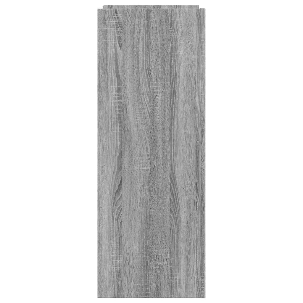 Schuhschrank 52X37,5X100 Cm Holzwerkstoff Grau Sonoma