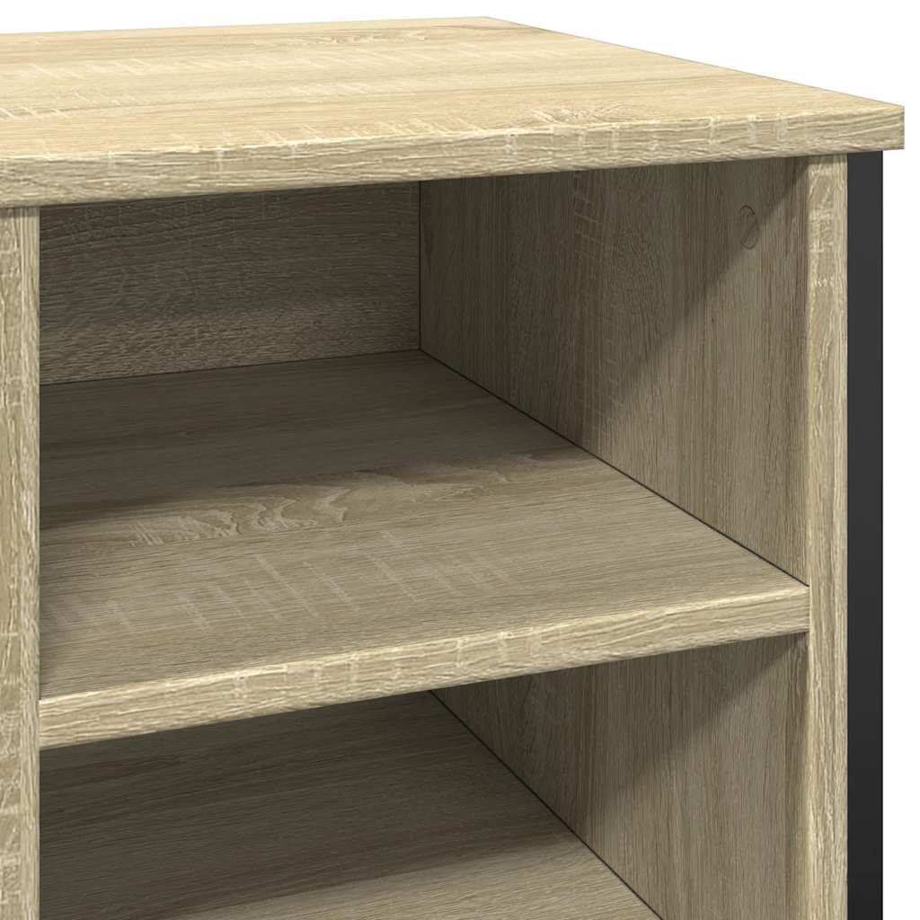 Schuhregal Sonoma-Eiche 90X38X61,5 Cm Holzwerkstoff Sonoma Eiche