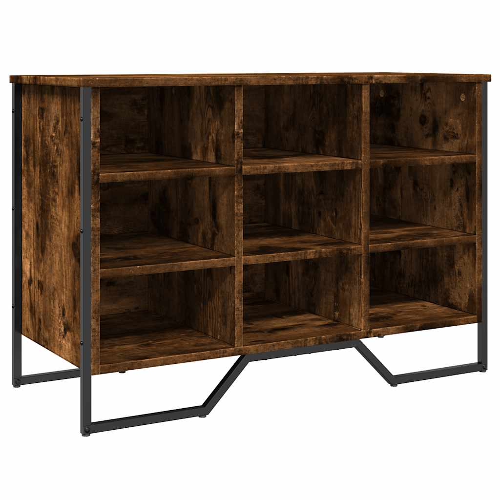Schuhregal 90X38X61,5 Cm Holzwerkstoff Räuchereiche