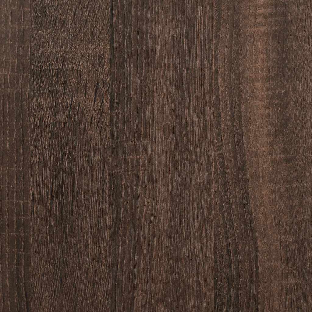Schuhregal Braun Eichen-Optik 90X38X61,5 Cm Holzwerkstoff Braune Eiche
