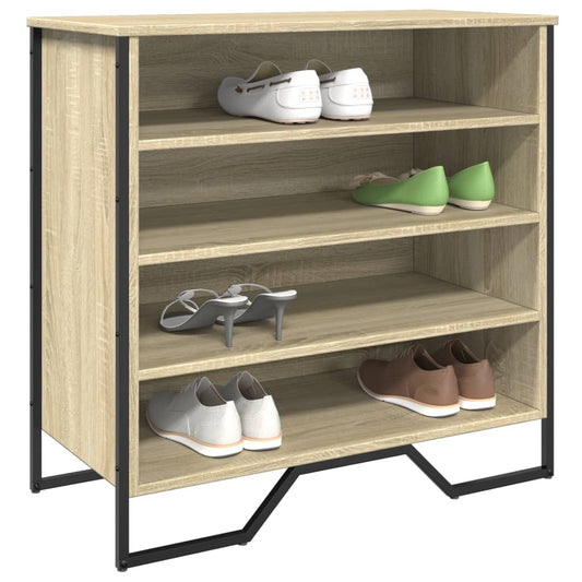 Schuhregal Sonoma-Eiche 80X38X78 Cm Holzwerkstoff Sonoma Eiche