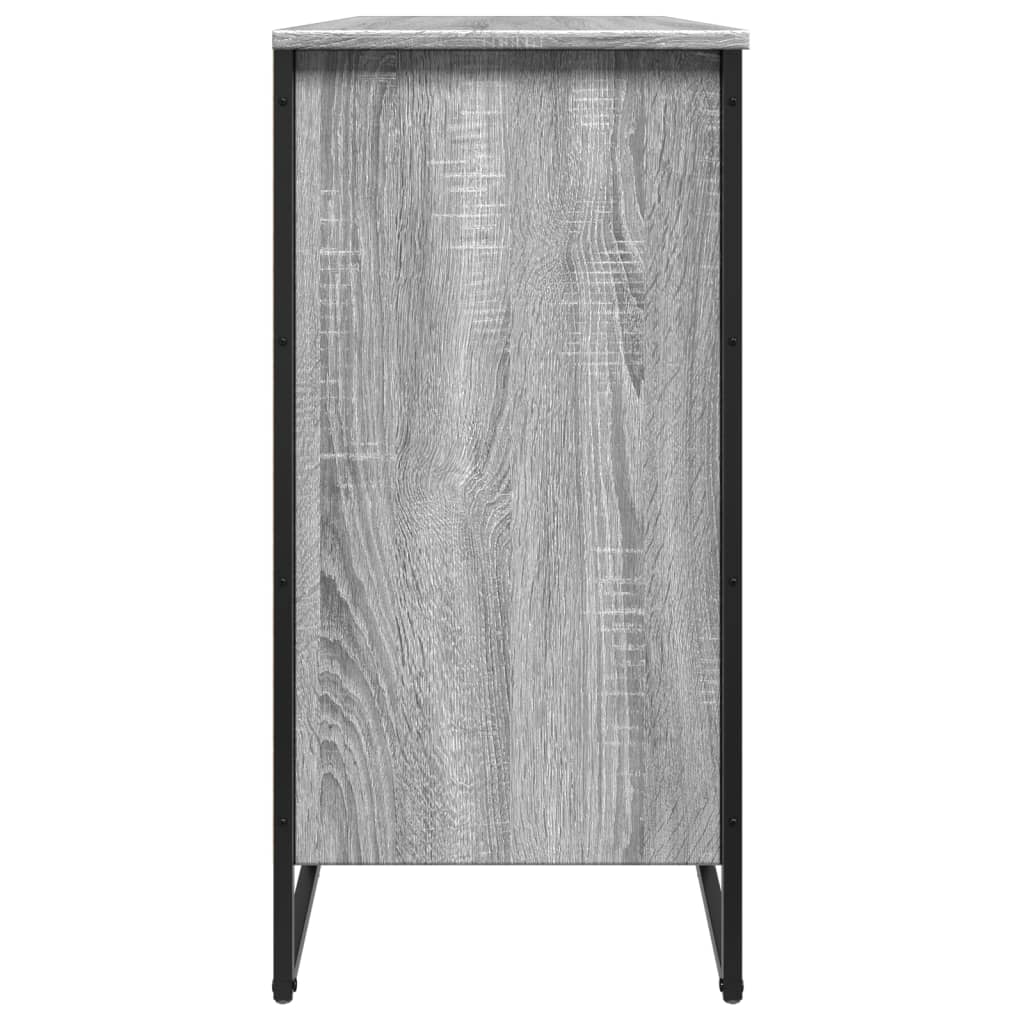 Schuhregal 80X38X78 Cm Holzwerkstoff Grau Sonoma