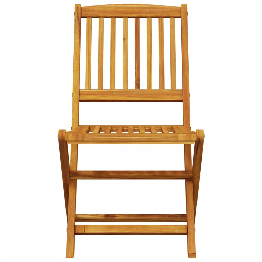 3-Tlg. Bistro-Set Klappbar Massivholz Akazie