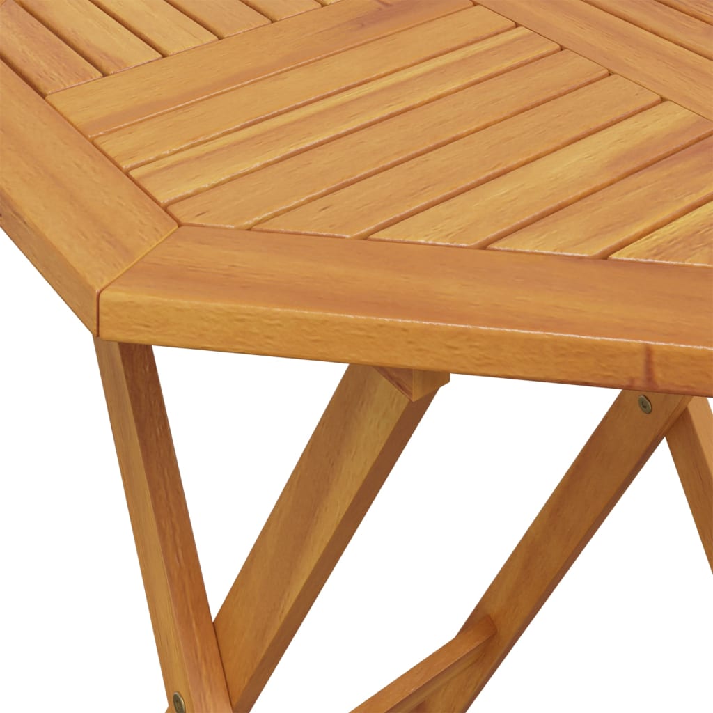 3-Tlg. Bistro-Set Klappbar Massivholz Akazie