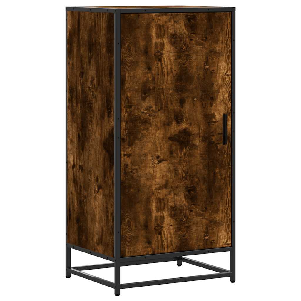 Schuhregal 48X38X97,5 Cm Holzwerkstoff Räuchereiche