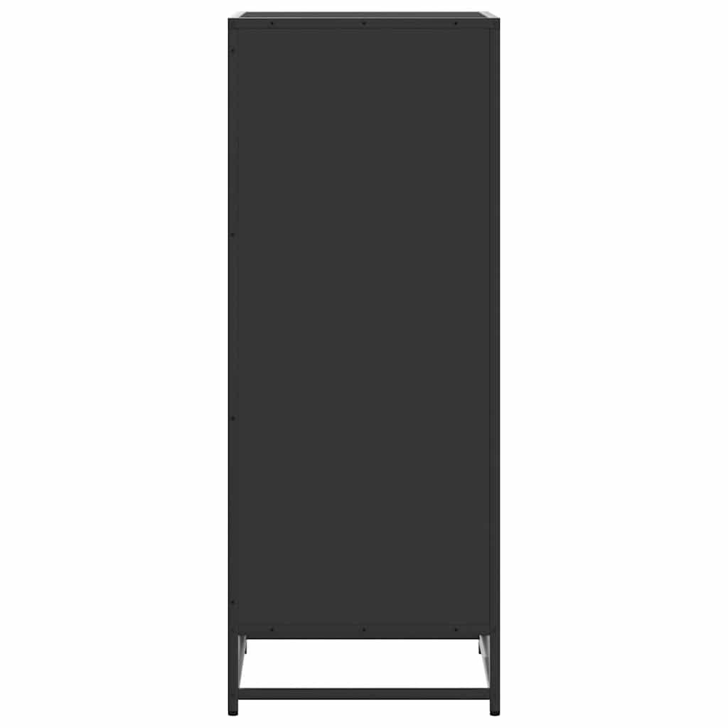 Schuhregal 48X38X97,5 Cm Holzwerkstoff Schwarz
