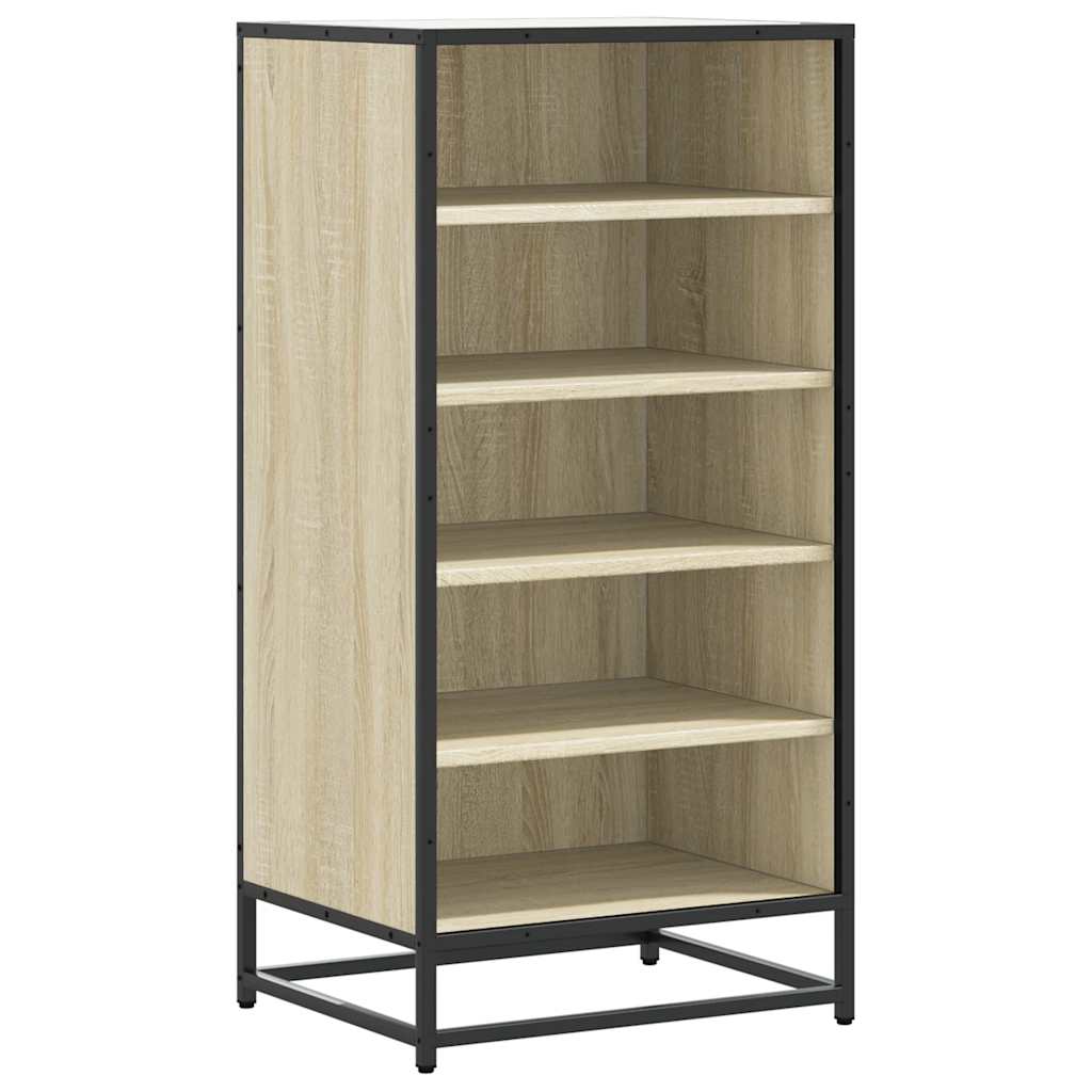 Schuhregal Sonoma-Eiche 48X38X97,5 Cm Holzwerkstoff Sonoma Eiche