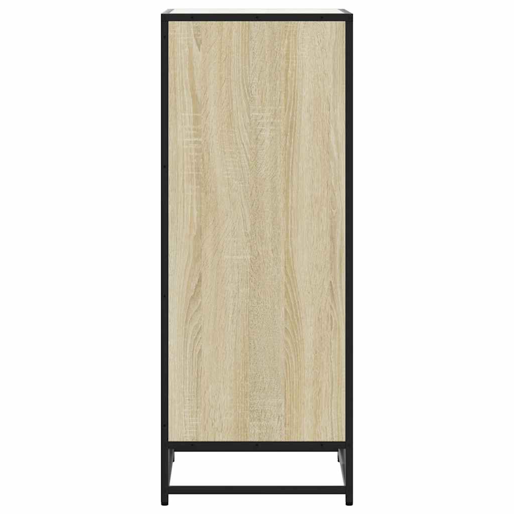 Schuhregal Sonoma-Eiche 48X38X97,5 Cm Holzwerkstoff Sonoma Eiche