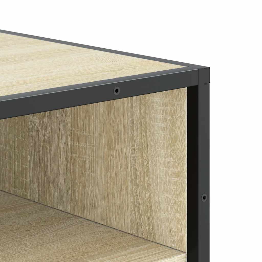 Schuhregal Sonoma-Eiche 48X38X97,5 Cm Holzwerkstoff Sonoma Eiche