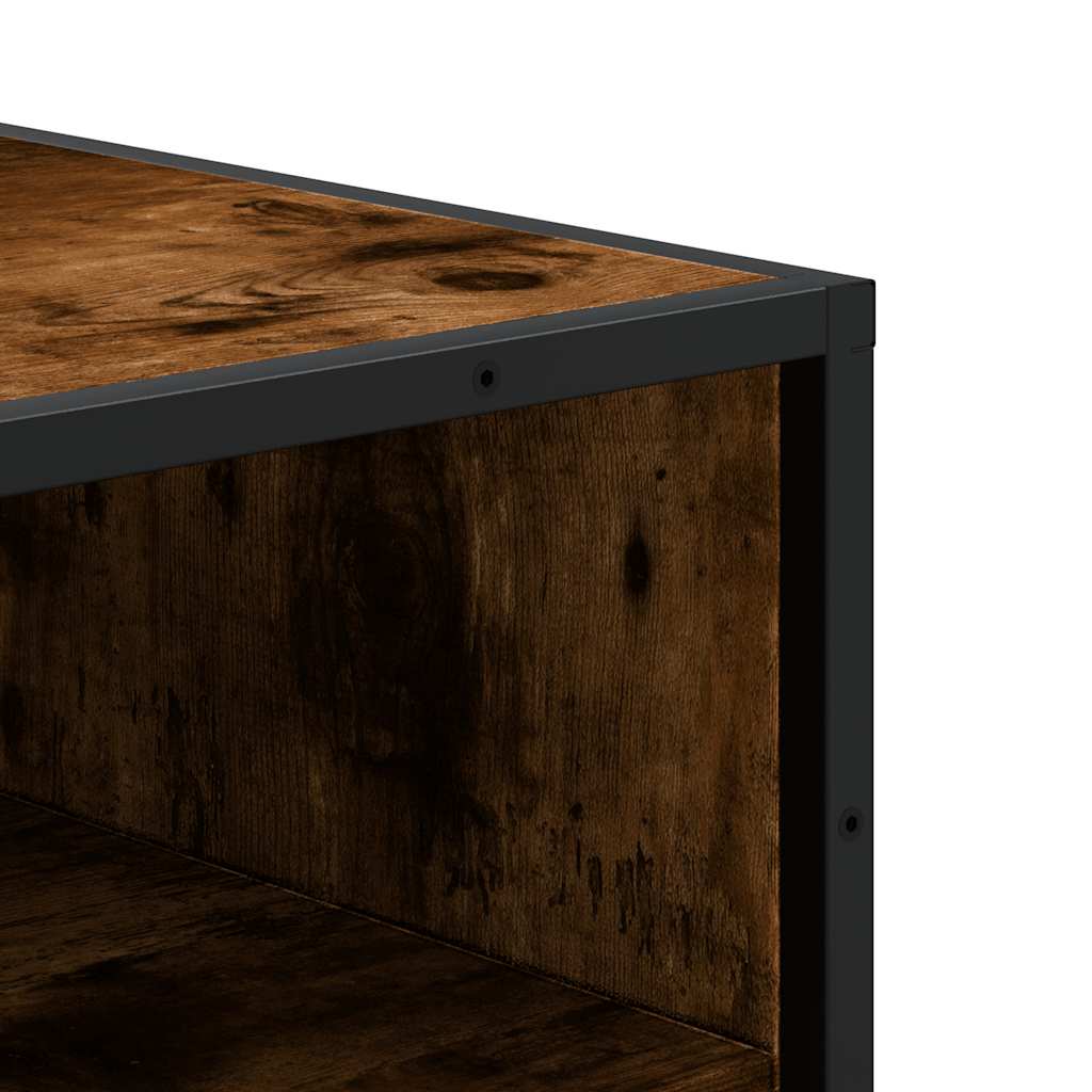 Schuhregal 48X38X97,5 Cm Holzwerkstoff Räuchereiche