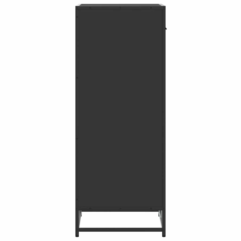 Schuhregal 48X38X97,5 Cm Holzwerkstoff Schwarz