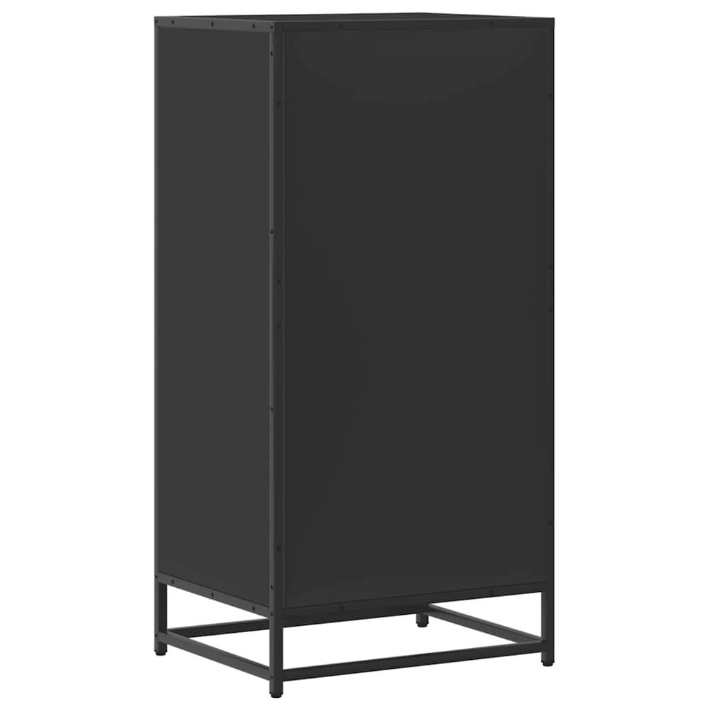 Schuhregal 48X38X97,5 Cm Holzwerkstoff Schwarz