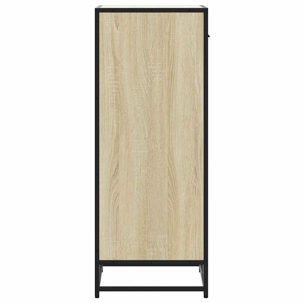 Schuhregal Sonoma-Eiche 48X38X97,5 Cm Holzwerkstoff Sonoma Eiche