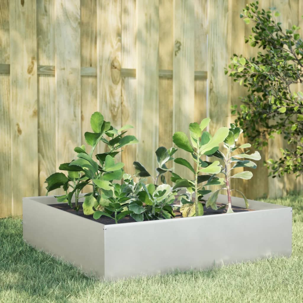 Hochbeet 100X100X18,5 Cm Cortenstahl