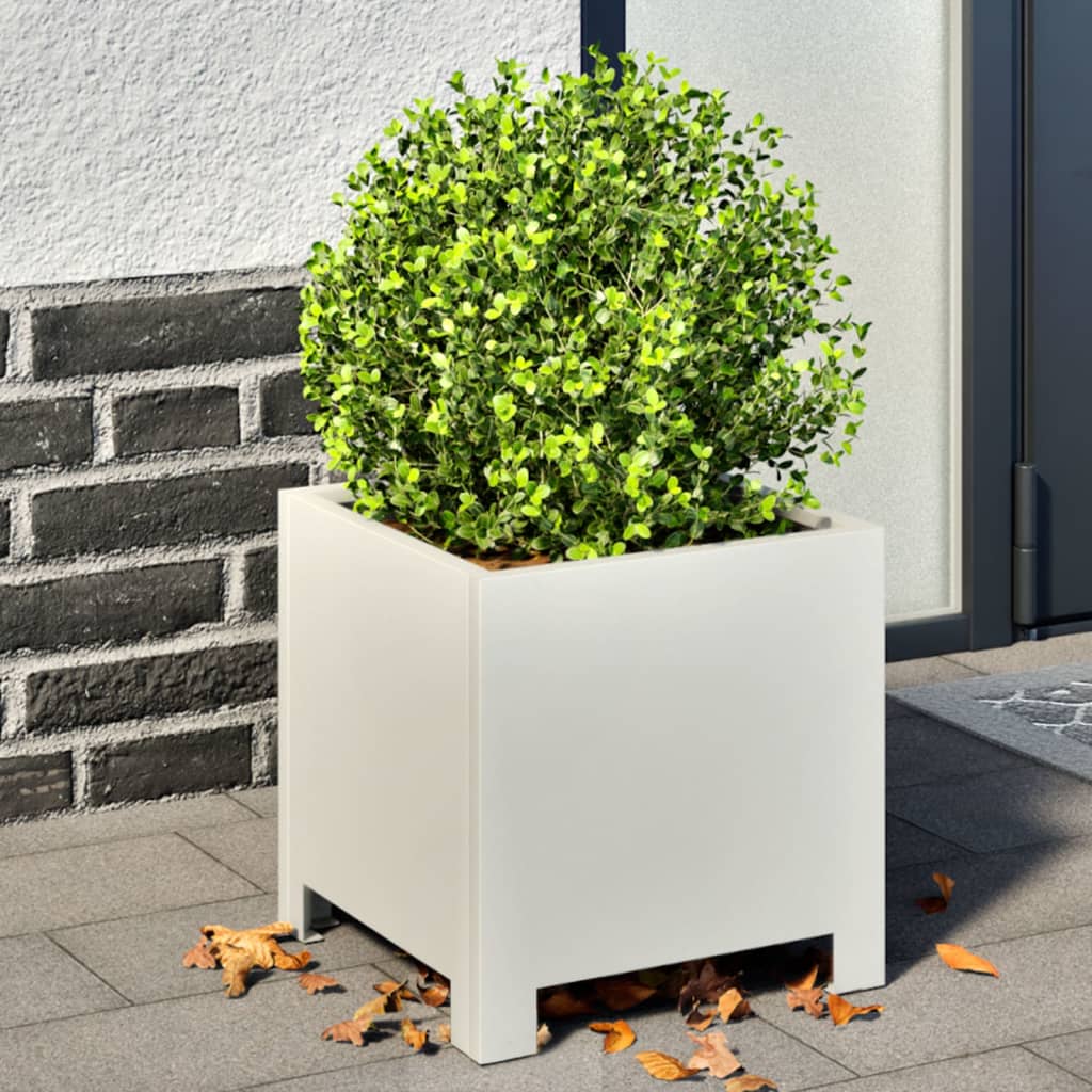 Pflanzkübel 2 Stk. Schwarz Stahl