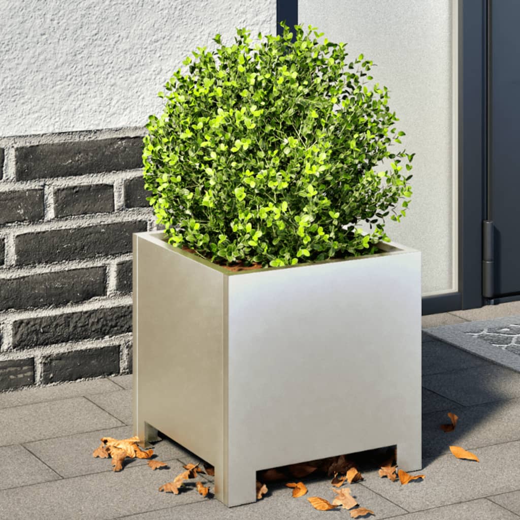 Pflanzkübel 2 Stk. Schwarz Stahl