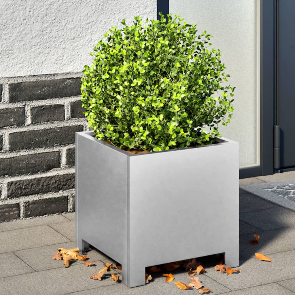 Pflanzkübel 2 Stk. Schwarz Stahl
