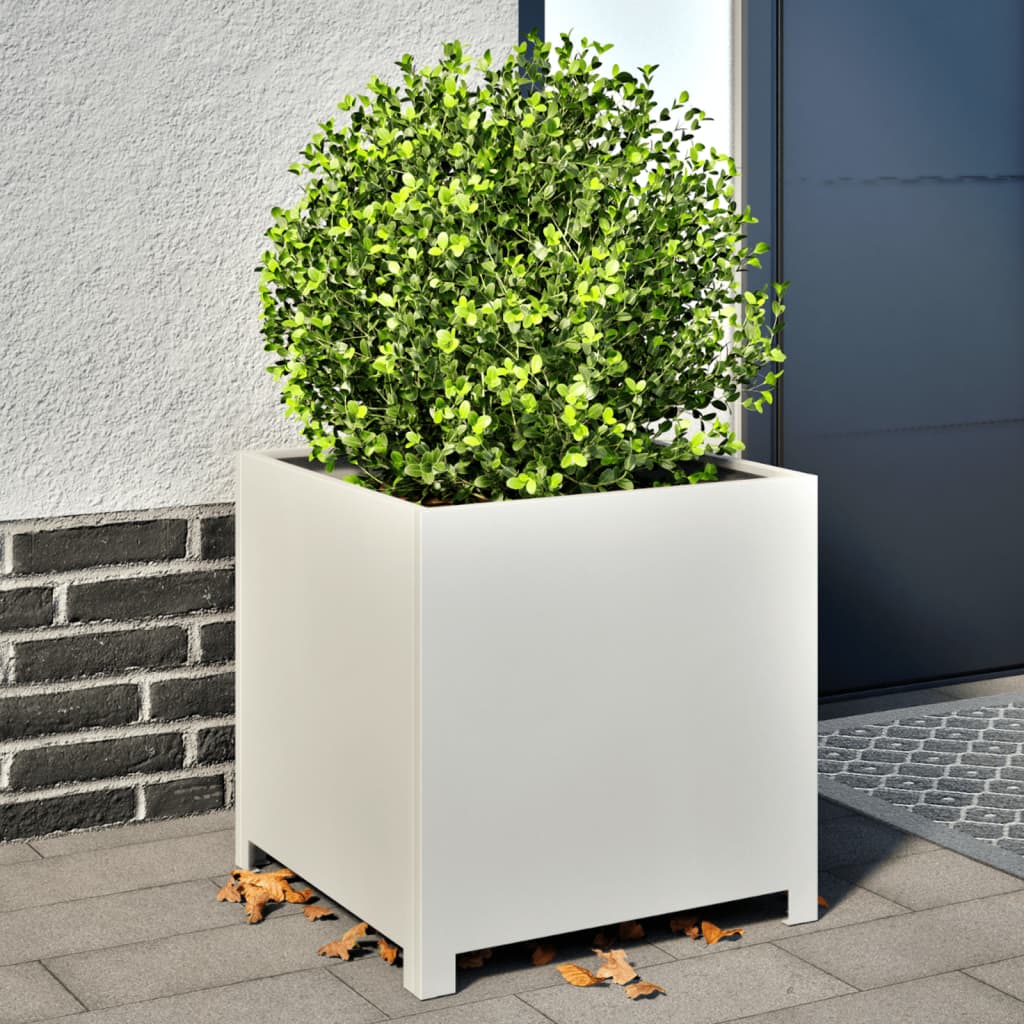 Pflanzkübel 2 Stk. Schwarz Stahl