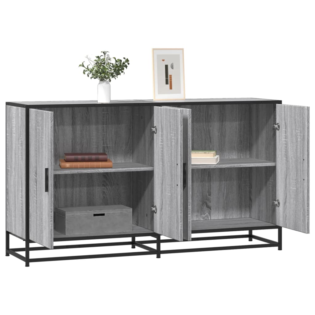 Sideboard 134 X 35 X 76 Cm Holzwerkstoff