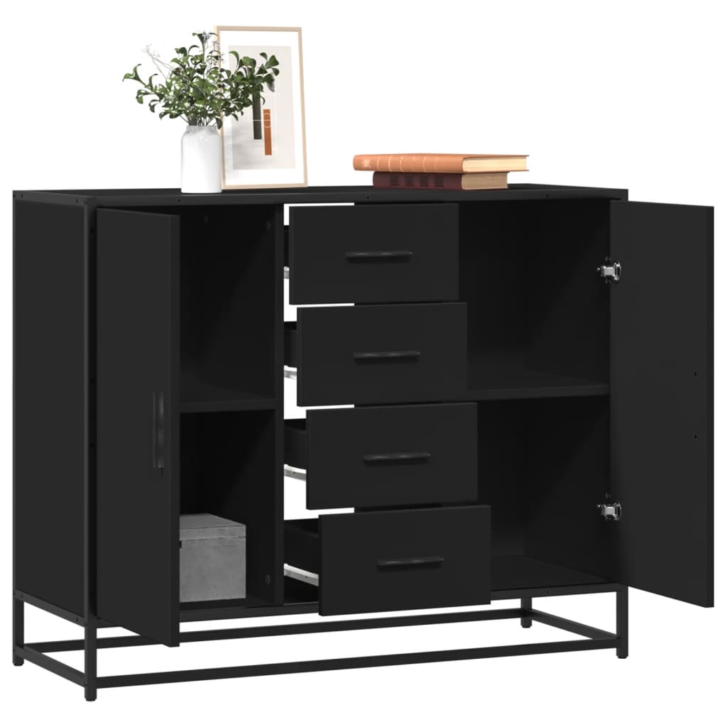 Sideboard 92 X 35 X 76 Cm Holzwerkstoff